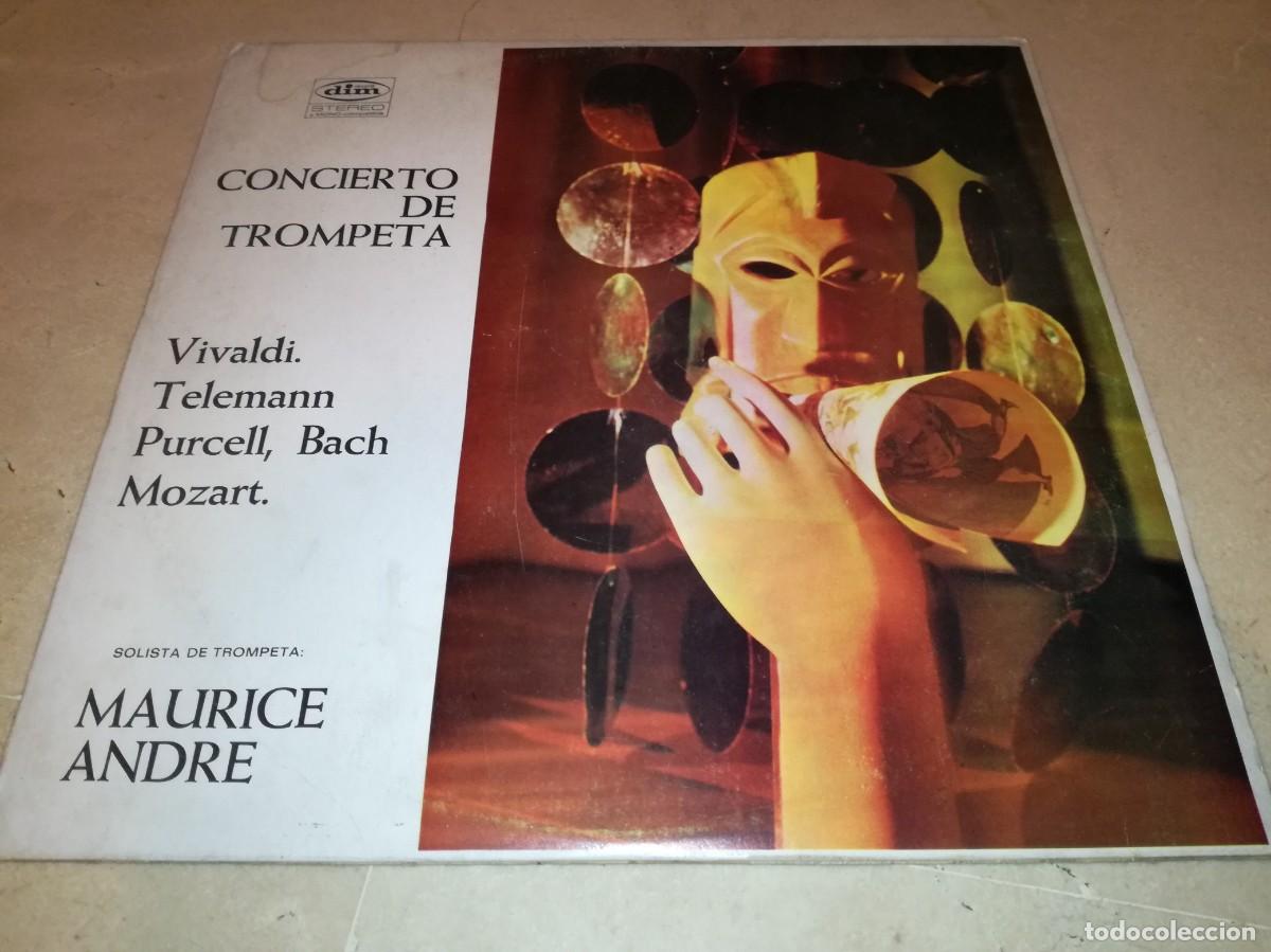 Discos de vinilo: CONCIERTO DE TROMPETA-VIVALDI, TELEMANN, PURCELL, BACH-MAURICE ANDRE-ORIGINAL ESPA&Ntilde;OL 1968