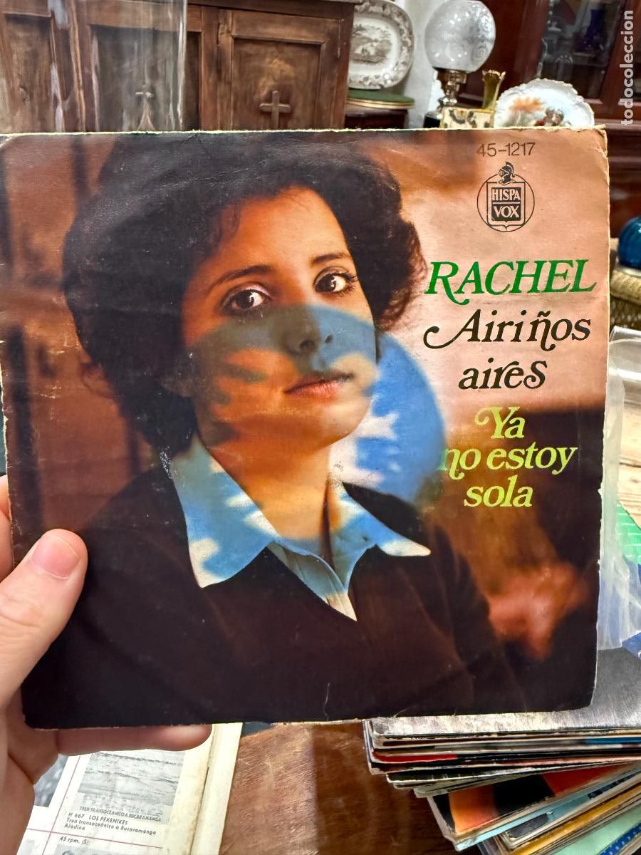 Vinyl records: SINGLES RACHEL - AIRI&Ntilde;OS AIRES - YA NO ESTOY SOLA