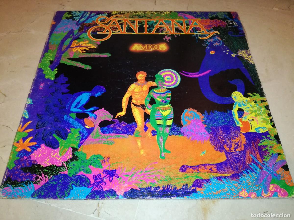 Discos de vinilo: SANTANA-AMIGOS-GATEFOLD-EDICI&Oacute;N ORIGINAL VENEZOLANA 1976