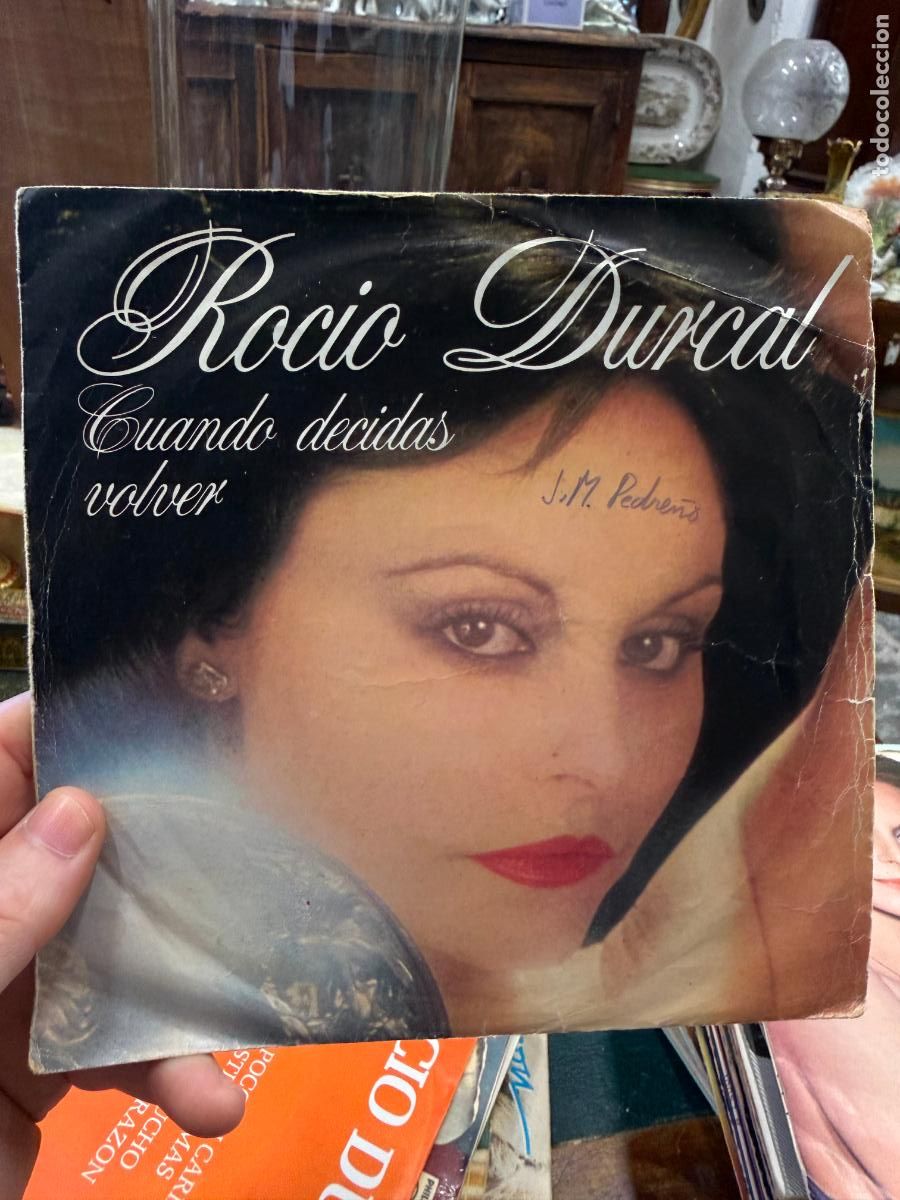 Discos de vinilo: SINGLES ROCIO DURCAL - CUANDO DECIDAS VOLVER - Foto 1