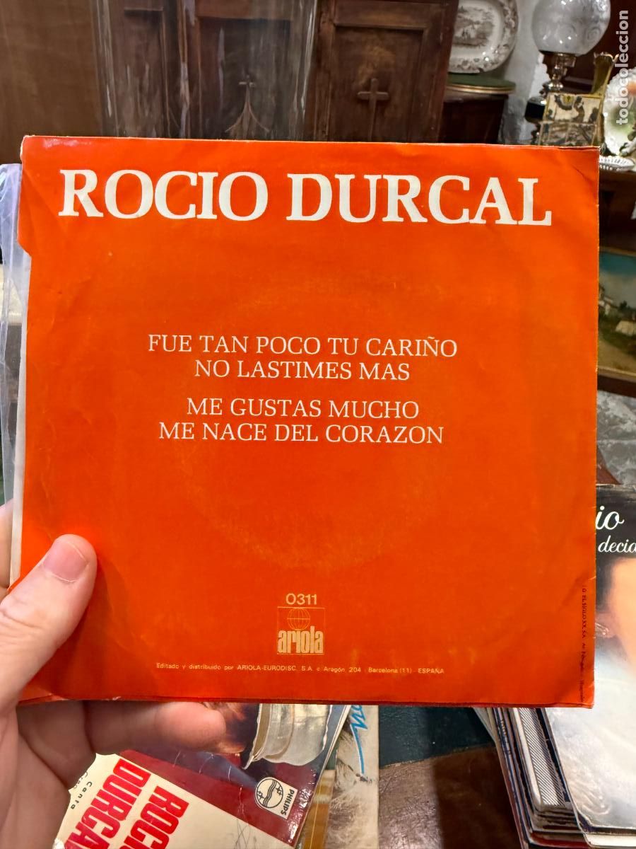 Discos de vinilo: SINGLES ROCIO DURCAL - - Foto 2