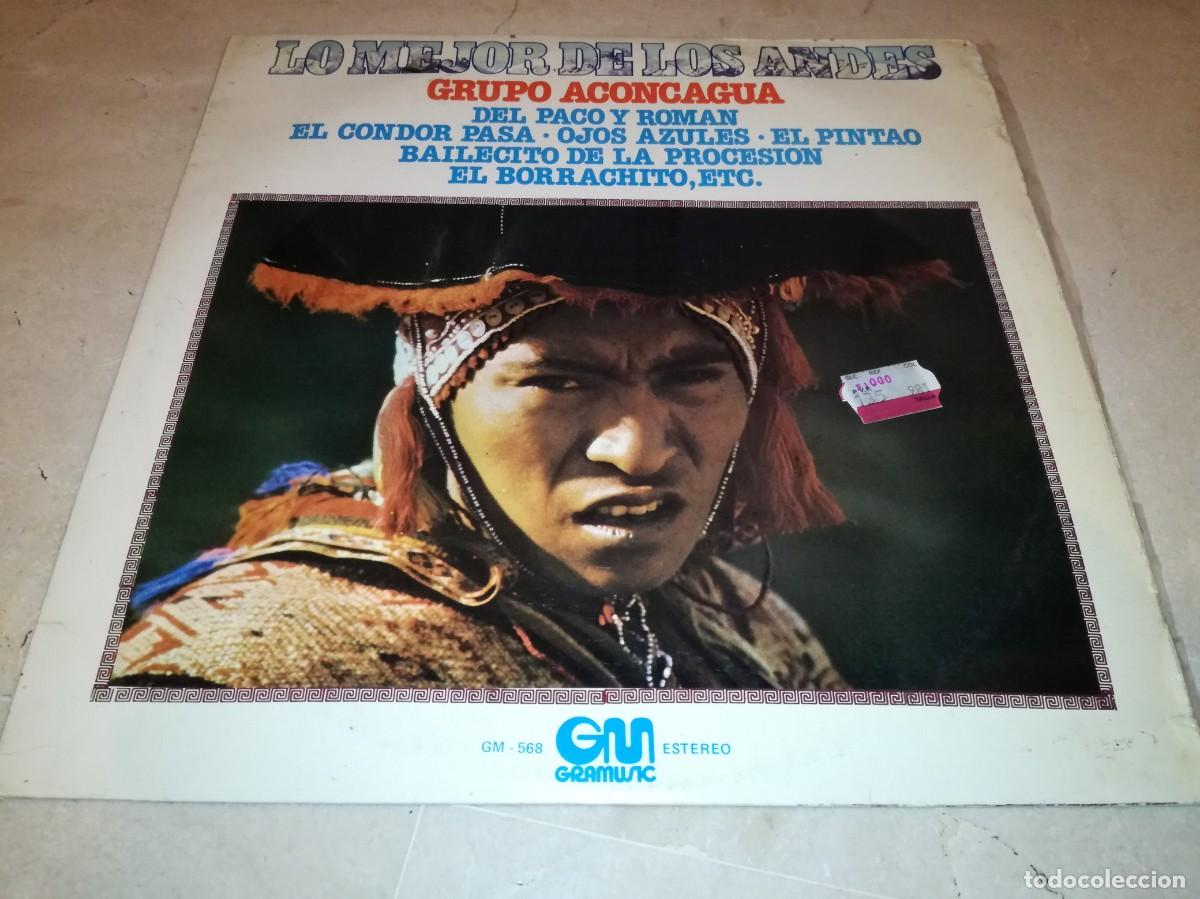 Discos de vinilo: LO MEJOR DE LOS ANDES-GRUPO ACONCAGUA-ORIGINAL 1977-VINILO EN BUEN ESTADO
