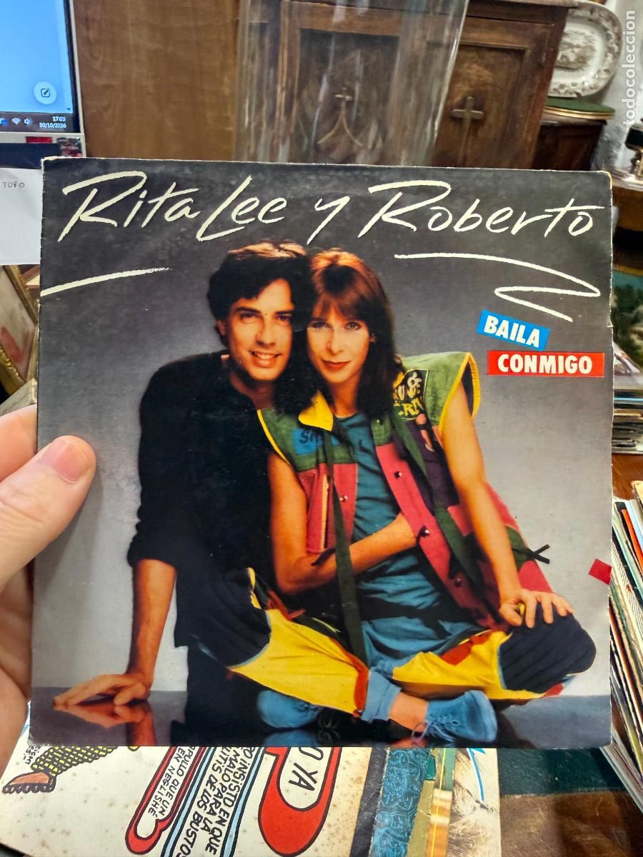 Discos de vinilo: SINGLES RITA LEE Y ROBERTO - BAILA CONMIGO - Foto 1