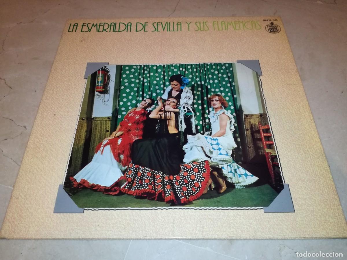 Discos de vinilo: LA ESMERALDA DE SEVILLA Y SUS FLAMENCAS-GATEFOLD-CONTIENE ENCARTE-EN MUY BUEN ESTADO