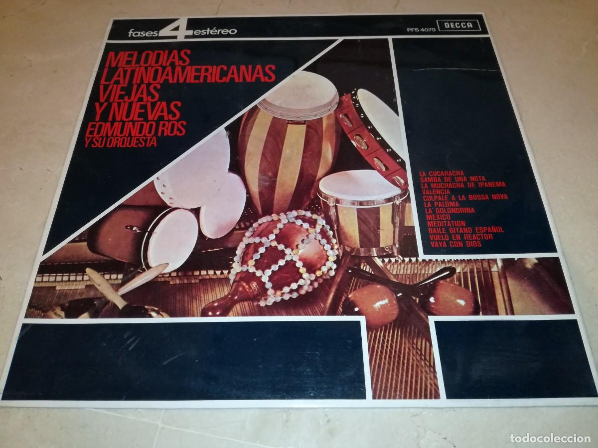 Discos de vinilo: MELODIAS LATINOAMERICANAS VIEJAS Y NUEVAS-EDMUNDO ROS Y SU ORQUESTA