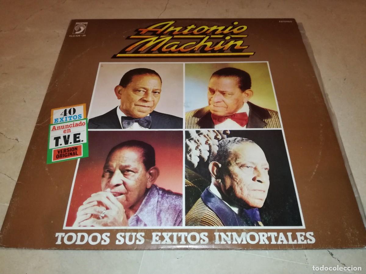 Discos de vinilo: ANTONIO MACHIN-TODO SUS EXITOS INMORTALES-DOBLE LP