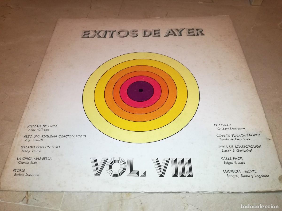 Discos de vinilo: EXITOS DE AYER-VOL. VIII-EDICI&Oacute;N ORIGINAL DE VENEZUELA-EDGAR WINTER, SIMON AND GARFUNKEL