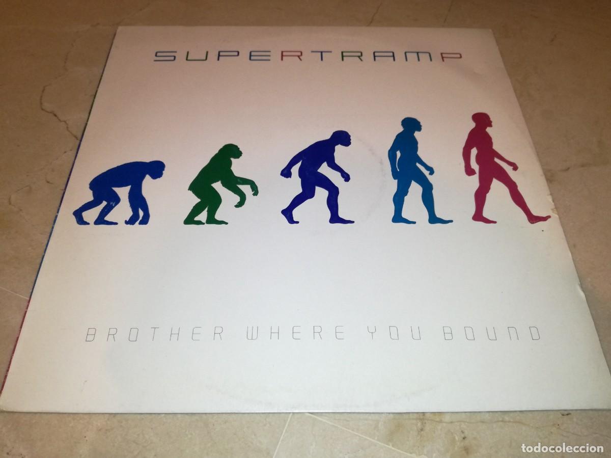 Discos de vinilo: SUPERTRAMP-BROTHER WHERE YOU BOUND-CONTIENE ENCARTE-ORIGINAL ESPA&Ntilde;OL 1985