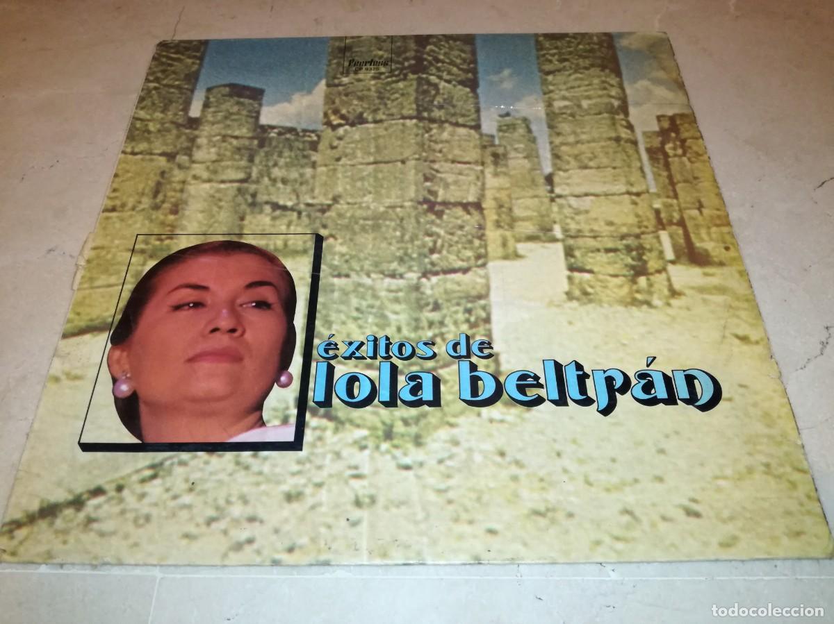 Discos de vinilo: EXITOS DE LOLA BELTRAN-ORIGINAL 1974 - Foto 1