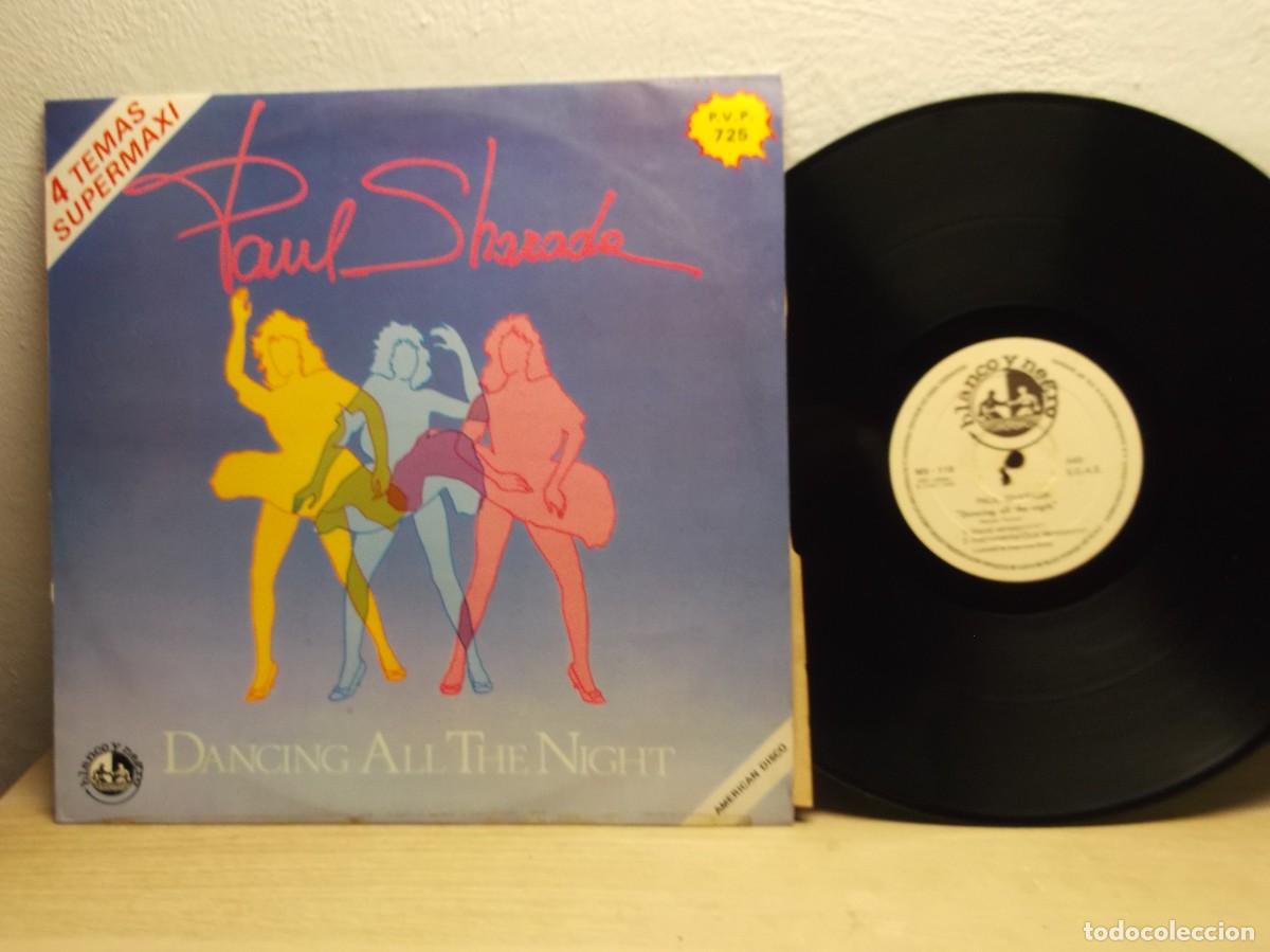 Discos de vinilo: Paul Sharada &ndash; Dancing All The Night / Florida (Move Your Feet) LP