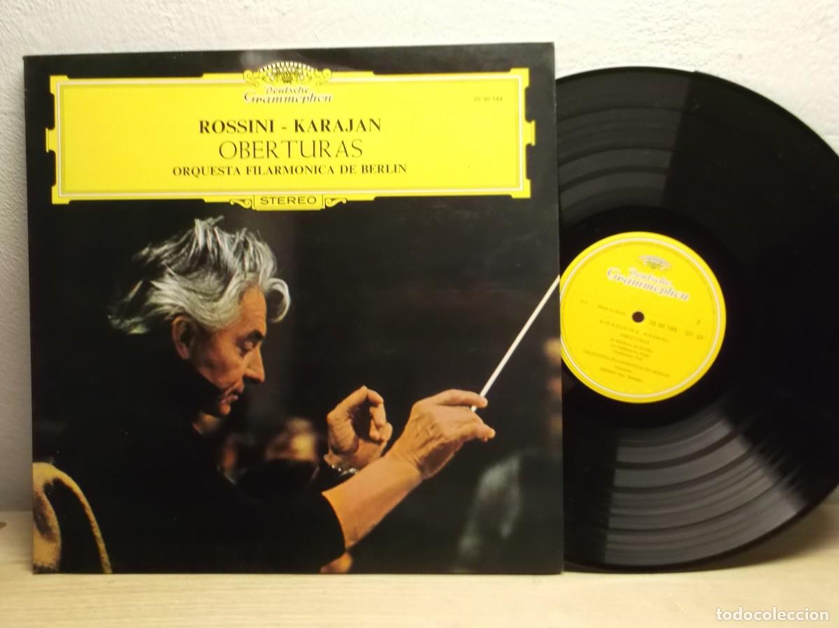Discos de vinilo: Rossini Overtures - Herbert Von Karajan - Gioacchino Rossini, Berliner Philharmonia Orchestra LP