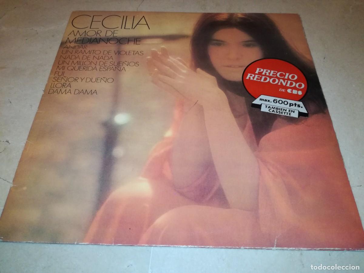Discos de vinilo: CECILIA-AMOR DE MEDIANOCHE-EN MUY BUEN ESTADO