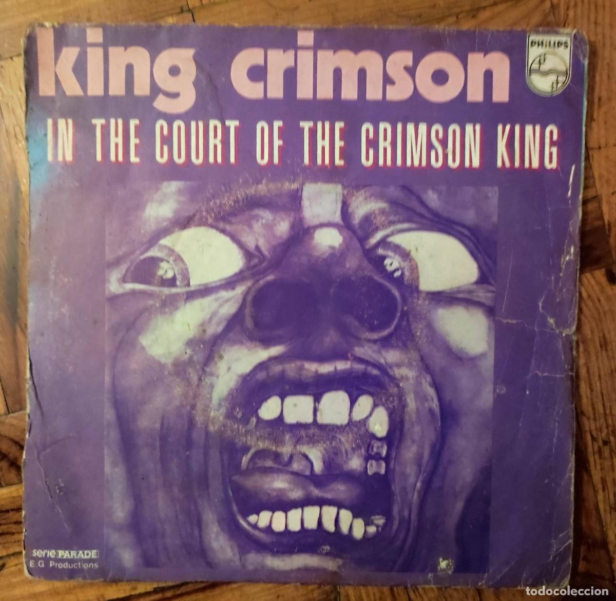 Discos de vinilo: Vinilo EP King Crimson &ndash; In The Court Of The Crimson King (Edici&oacute;n Francesa 1970 / Philips)