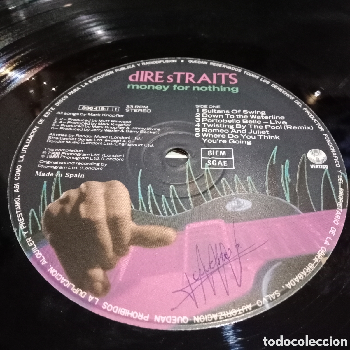 Discos de vinilo: DIRE STRAITS - MONEY FOR NOTHING - LP - Foto 6