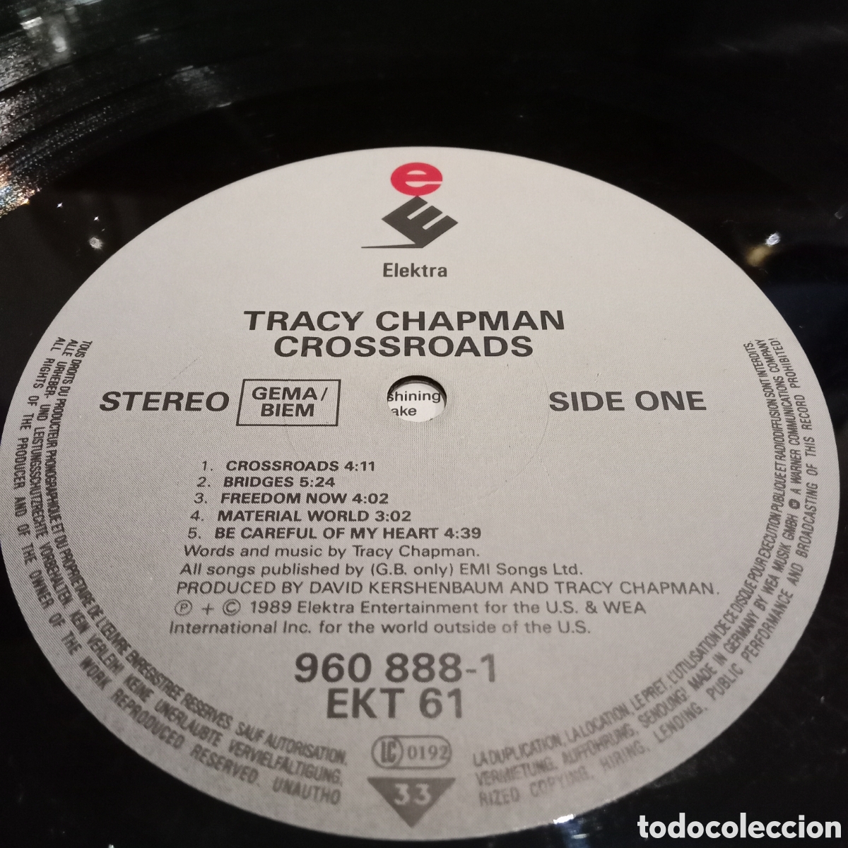 Discos de vinilo: TRACY CHAPMAN - CROSSROADS - LP - Foto 9