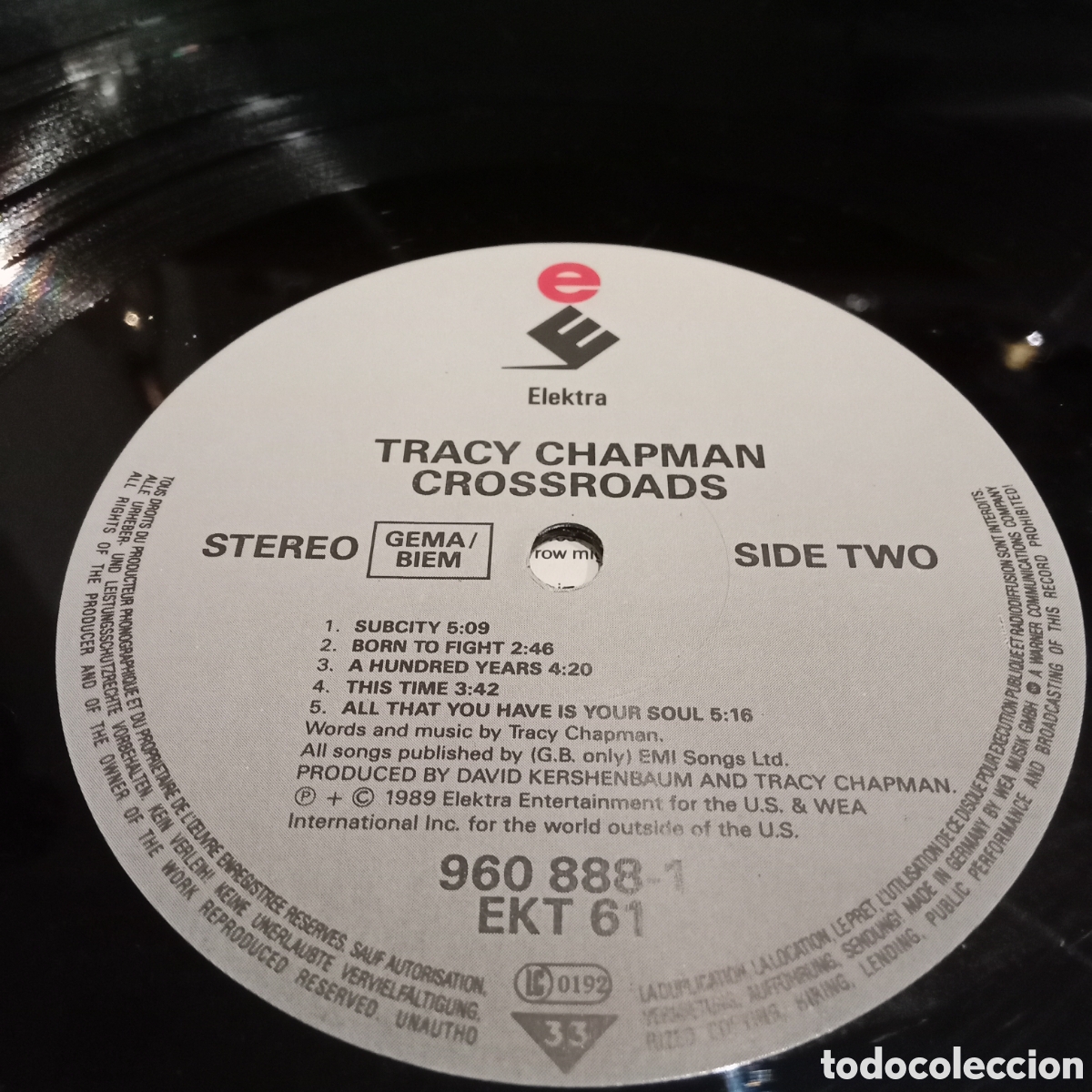 Discos de vinilo: TRACY CHAPMAN - CROSSROADS - LP - Foto 10