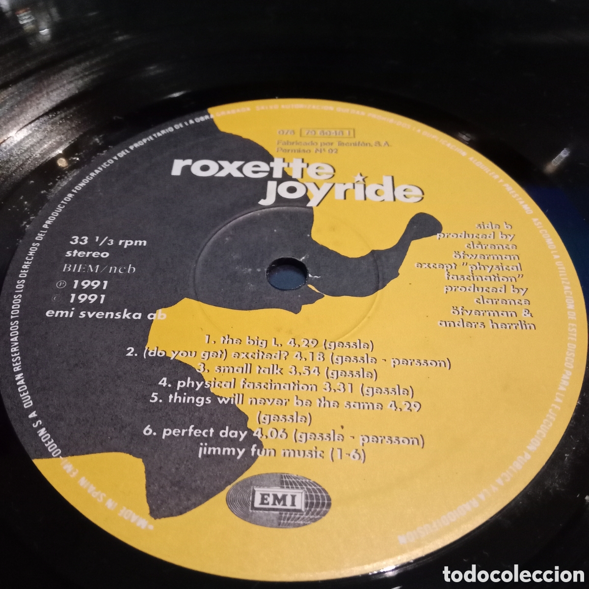 Discos de vinilo: ROXETTE - JOYRIDE - LP - Foto 7