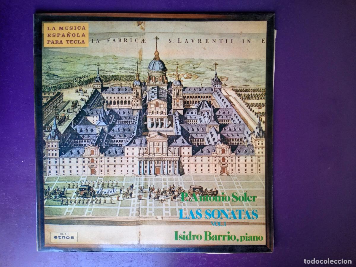 Discos de vinilo: P. Antonio Soler - Las Sonatas Vol. 1 - PIano: Isidro Barrio - LP ETNOS 1979 - BARROCO ESPA&Ntilde;OL