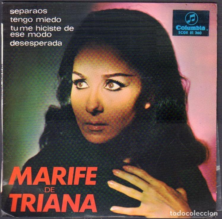 Discos de vinilo: MARIFE DE TRIANA - SEPARAOS, TENGO MIEDO, DESESPERADA.../ EP COLUMBIA 1967 RF-8079