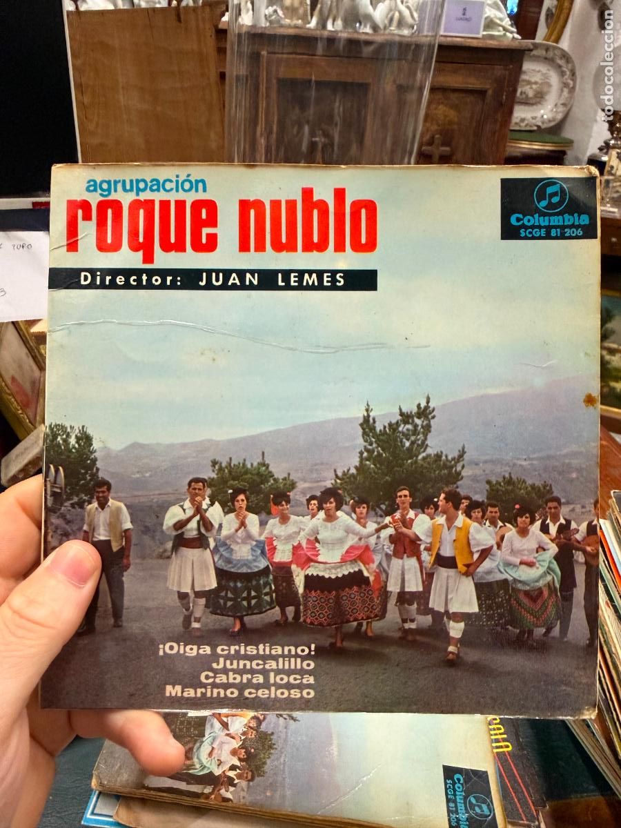 Discos de vinilo: SINGLES AGRUPACION ROQUE NUBLO - Foto 1