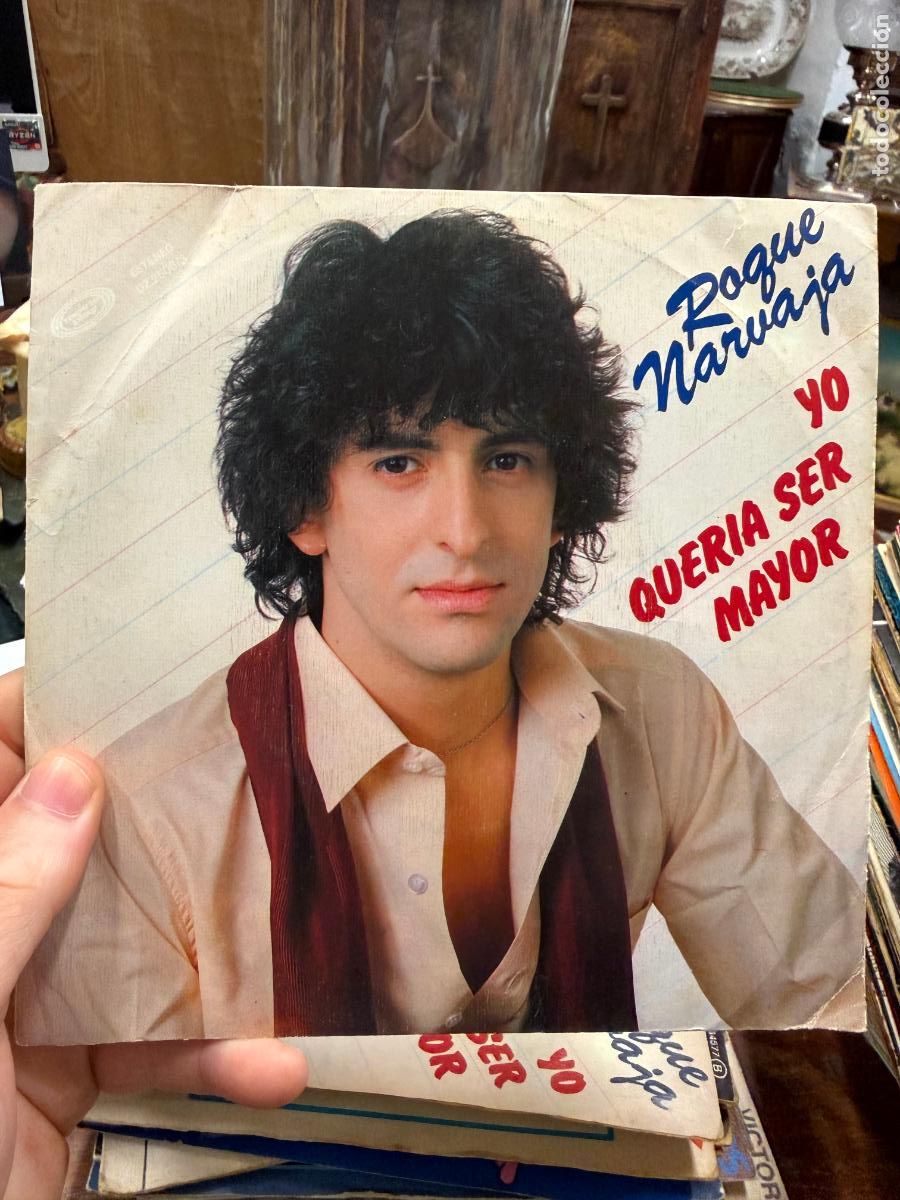 Discos de vinilo: SINGLES ROQUE NARVAJA - YO QUERIA SER MAYOR