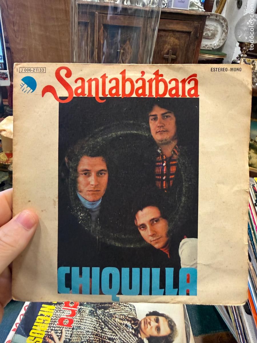 Discos de vinilo: SINGLES SANTABARBARA - CHIQUILLA - Foto 1