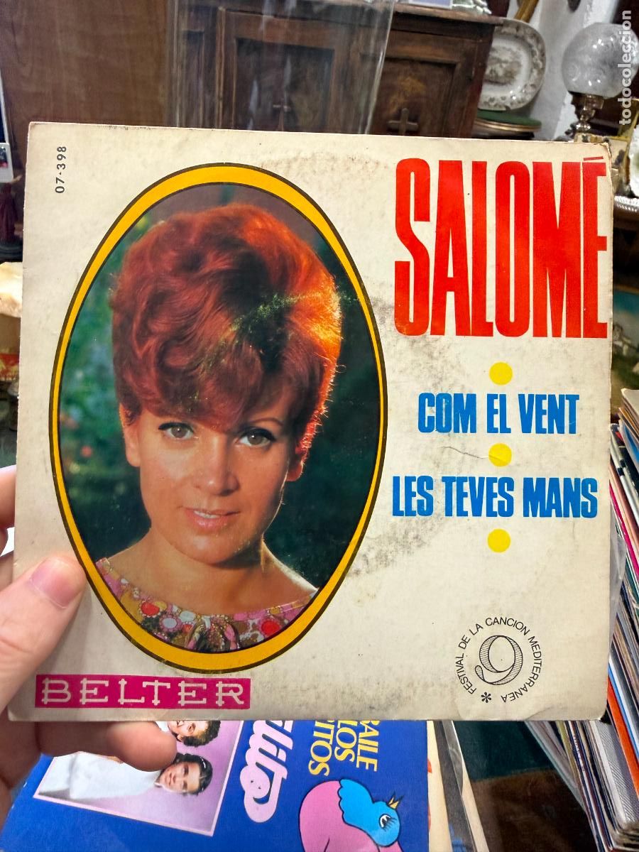 Discos de vinilo: SINGLES SALOME - COM EL VENT - LES TEVES MANS