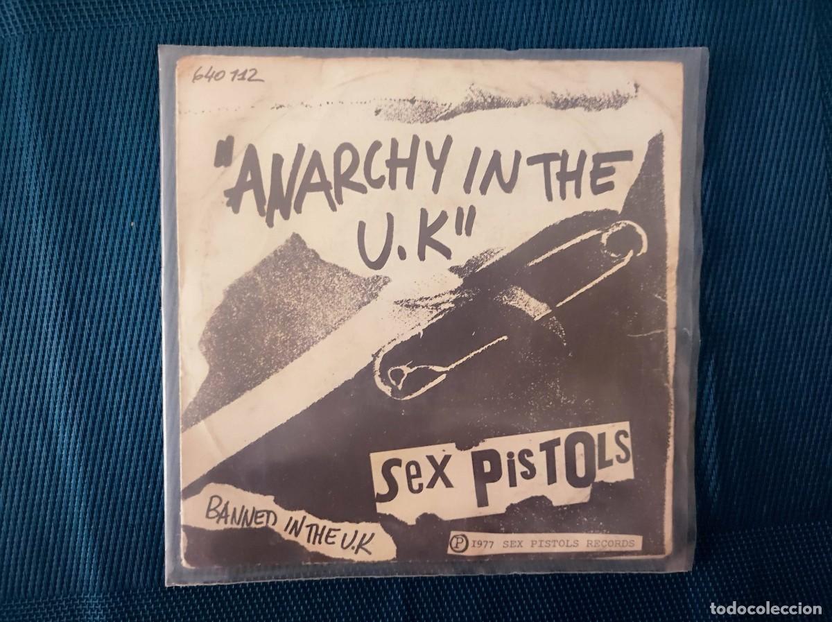 Discos de vinilo: Vinilo Single 7&rdquo; Sex Pistols &ndash; Anarchy In The UK (Edici&oacute;n Francesa 1977 / Barclay)