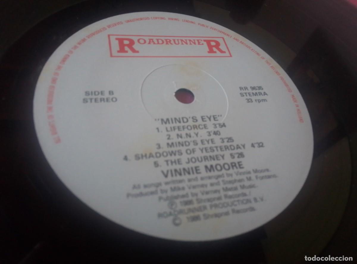 Discos de vinilo: VINNIE MOORE MINDS EYE 1986 LP L3 2 41 - Foto 4