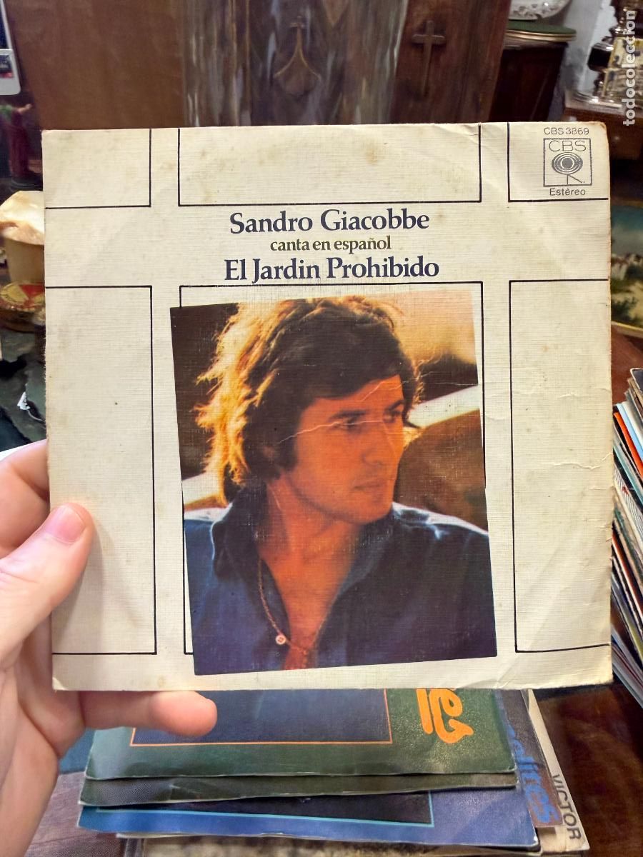 Discos de vinilo: SINGLES SANDRO GIACOBBE - EL JARDIN PROHIBIDO