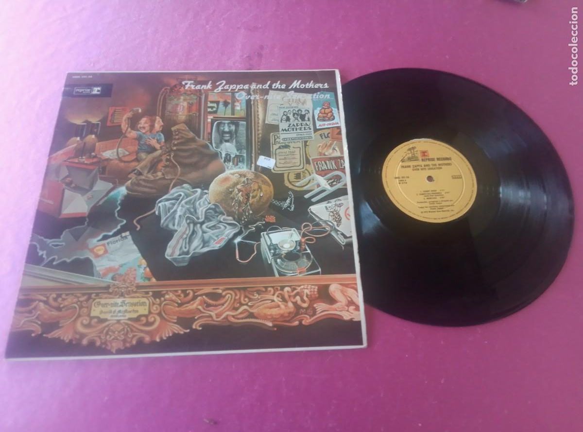 Discos de vinilo: FRANK ZAPPA AND THE MOTHERS OVER NITE SENSATION 1973 LP L3 2 41