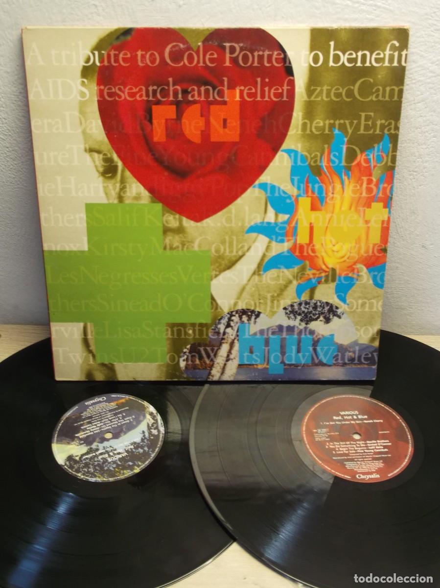 Discos de vinilo: Red Hot + Blue (A Tribute To Cole Porter To Benefit AIDS 2 X LP