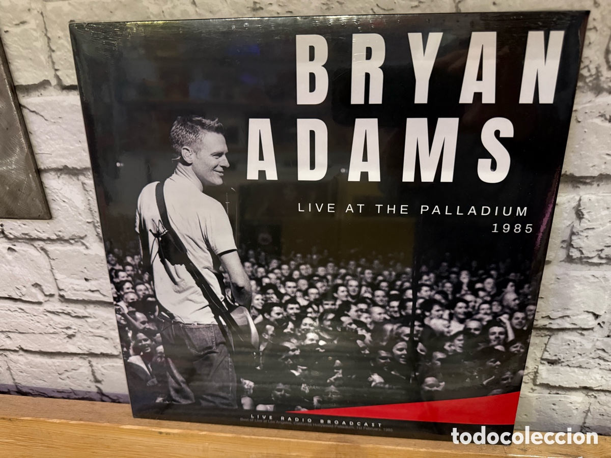 Discos de vinilo: BRYAN ADAMS - LIVE AT THE PALLADIUM 1985 - LP VINILO NUEVO PRECINTADO