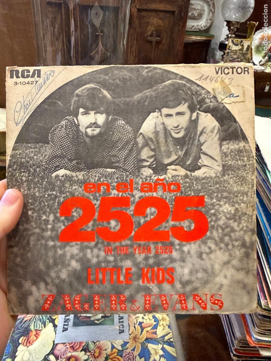 Discos de vinilo: SINGLES EN EL A&Ntilde;O 2525 - ZAGER & EVANS - Foto 2
