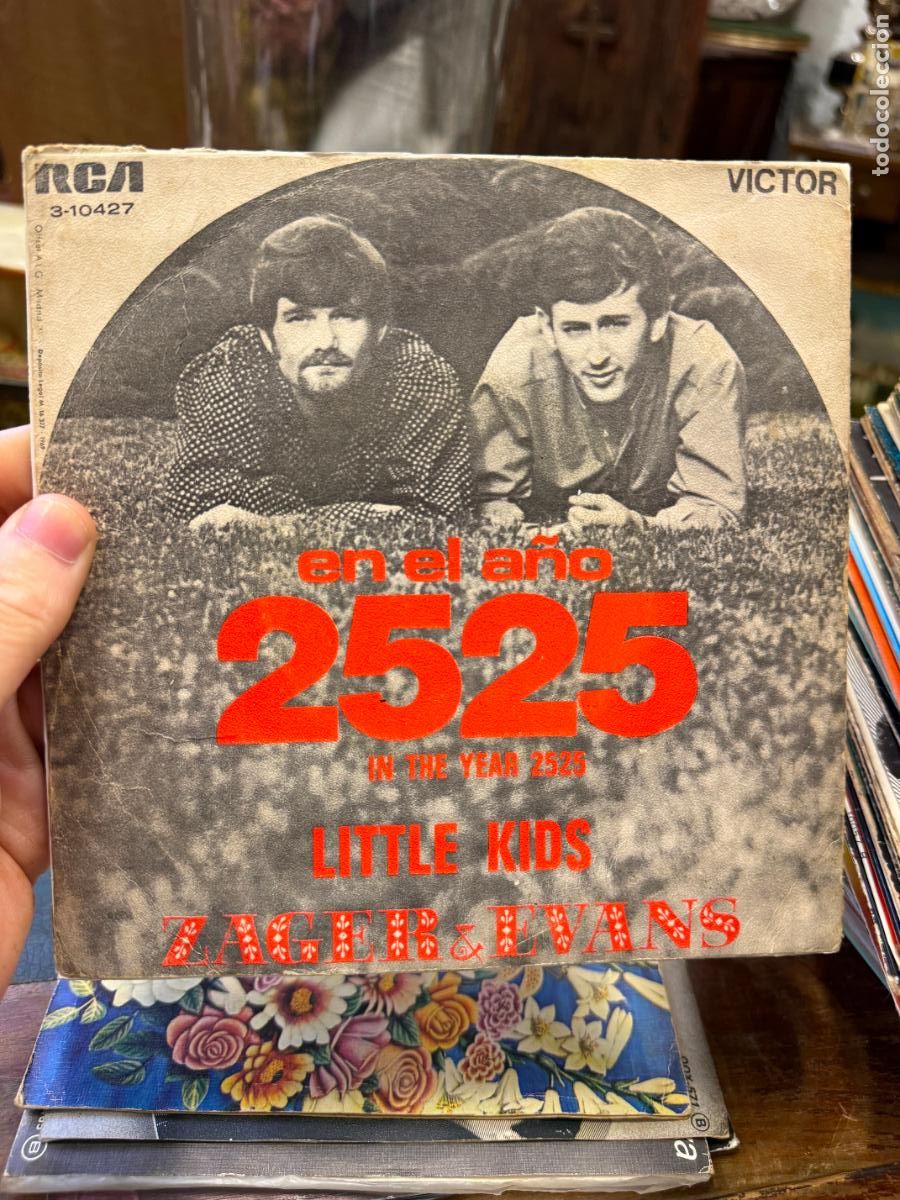 Discos de vinilo: SINGLES EN EL A&Ntilde;O 2525 - ZAGER & EVANS - Foto 1
