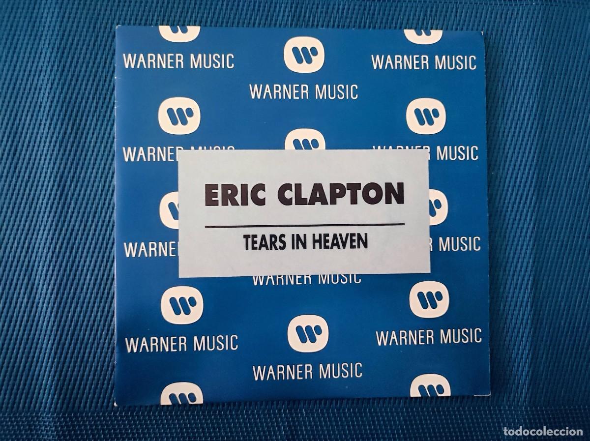 Discos de vinilo: Vinilo Single 7&rdquo; Eric Clapton &ndash; Tears In Heaven (Edici&oacute;n Promocional Espa&ntilde;a 1992)