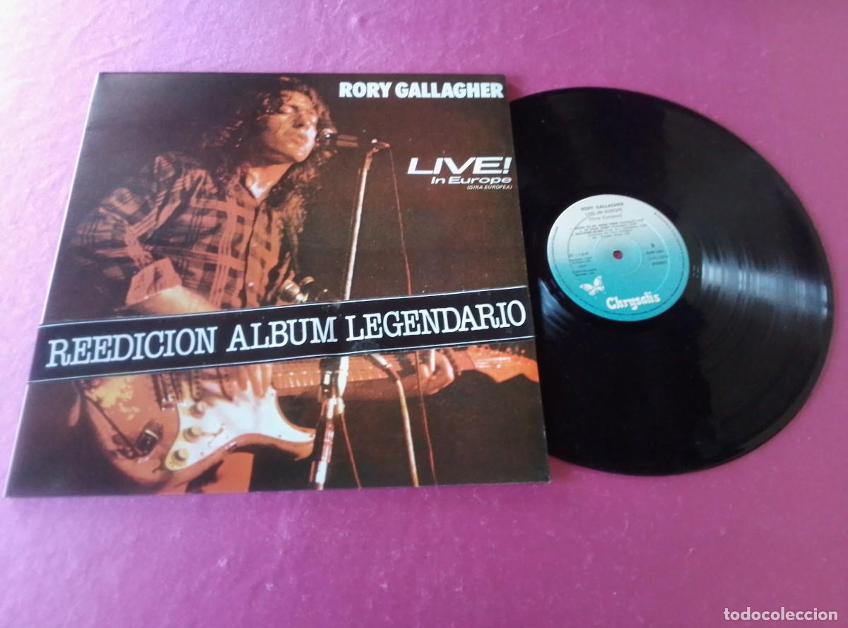 Discos de vinilo: RORY GALLAGHER LIVE IN EUROPE 1981 LP L3 2 41