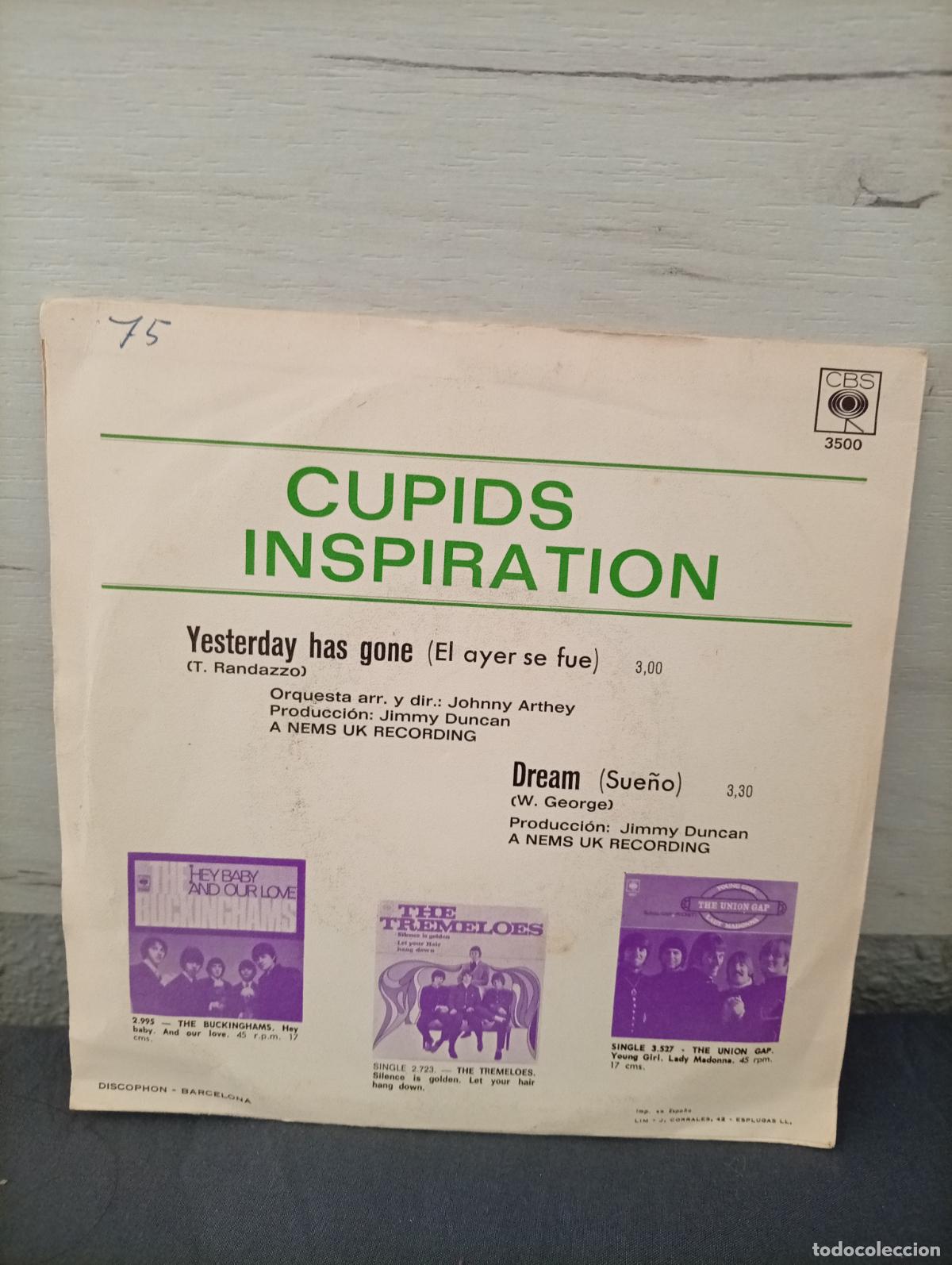 Discos de vinilo: Cupids Inspiration &lrm;&ndash; Yesterday Has Gone / Dream - Foto 2