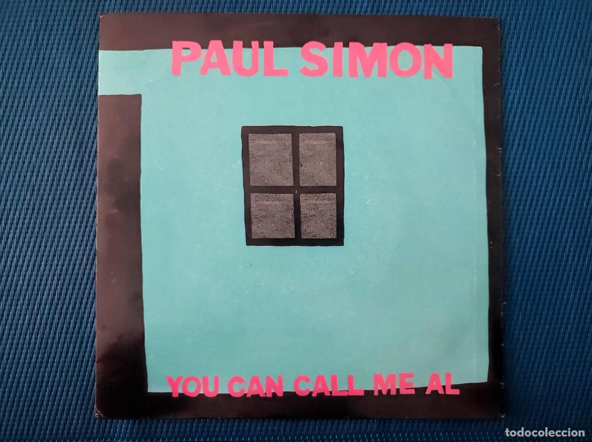 Discos de vinilo: Vinilo Single 7&rdquo; Paul Simon &ndash; You Can Call Me Al (Promo Espa&ntilde;a 1986 / WEA)