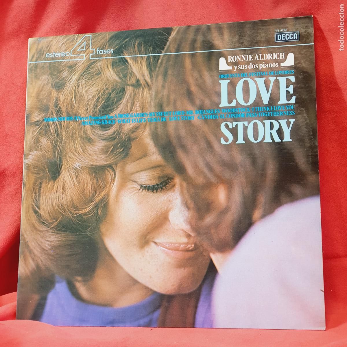 Discos de vinilo: LP-RONNIE ALDRICH Y SUS 2 PIANOS-LOVE STORY-1973-DECCA-COMO NUEVO-VER FOTOGRAF&Iacute;AS.