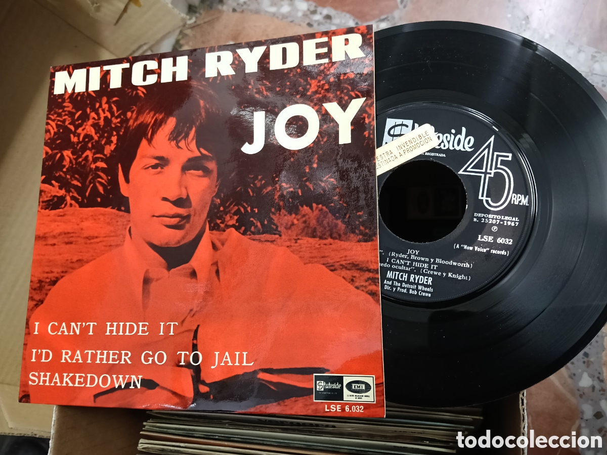 Discos de vinilo: Mitch ryder ep promocional joy + 3 1967