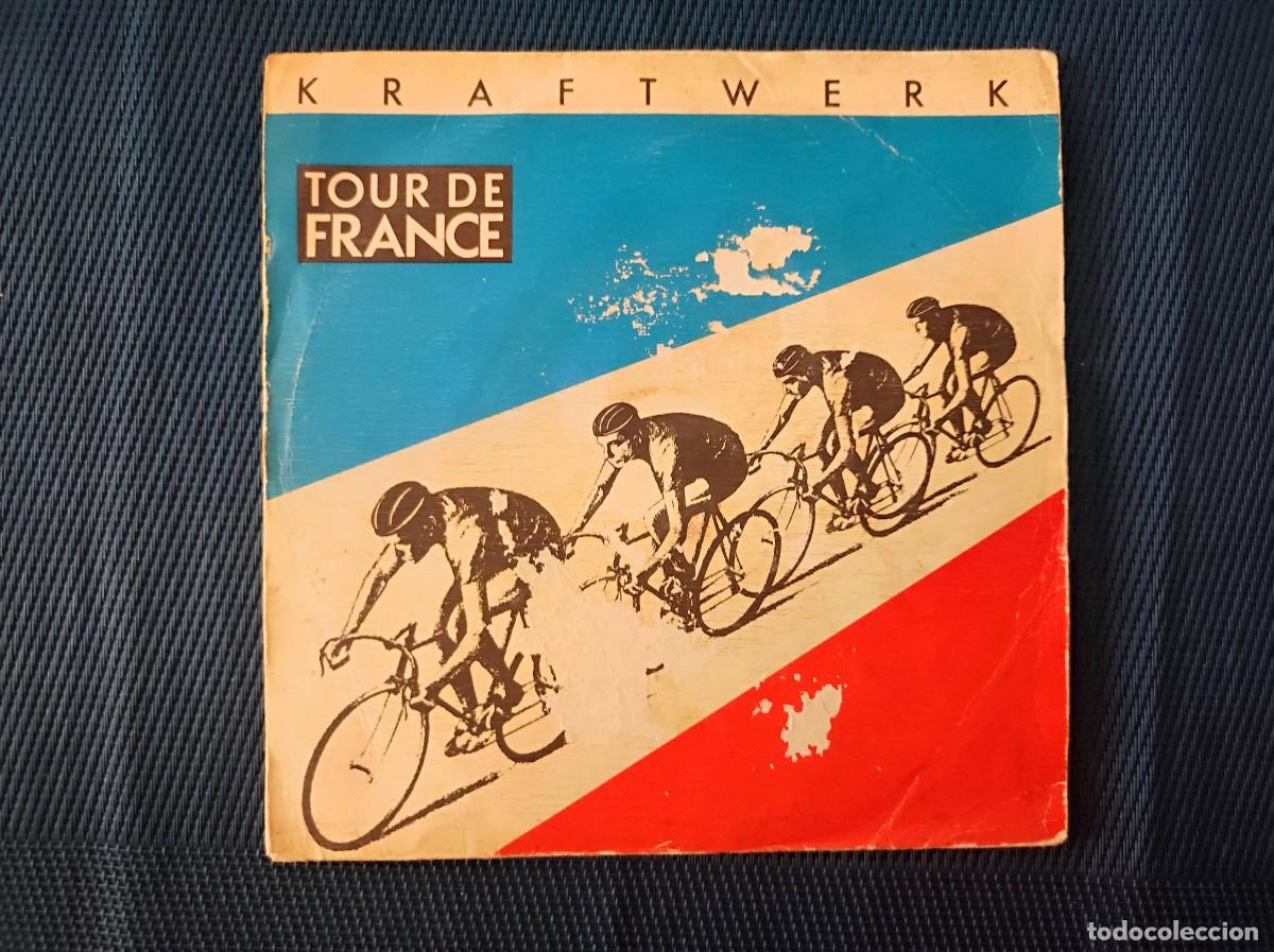 Discos de vinilo: Vinilo Single 7&rdquo; Kraftwerk &ndash; Tour De France / Vuelta A Francia (Edici&oacute;n Espa&ntilde;ola 1983 / EMI)
