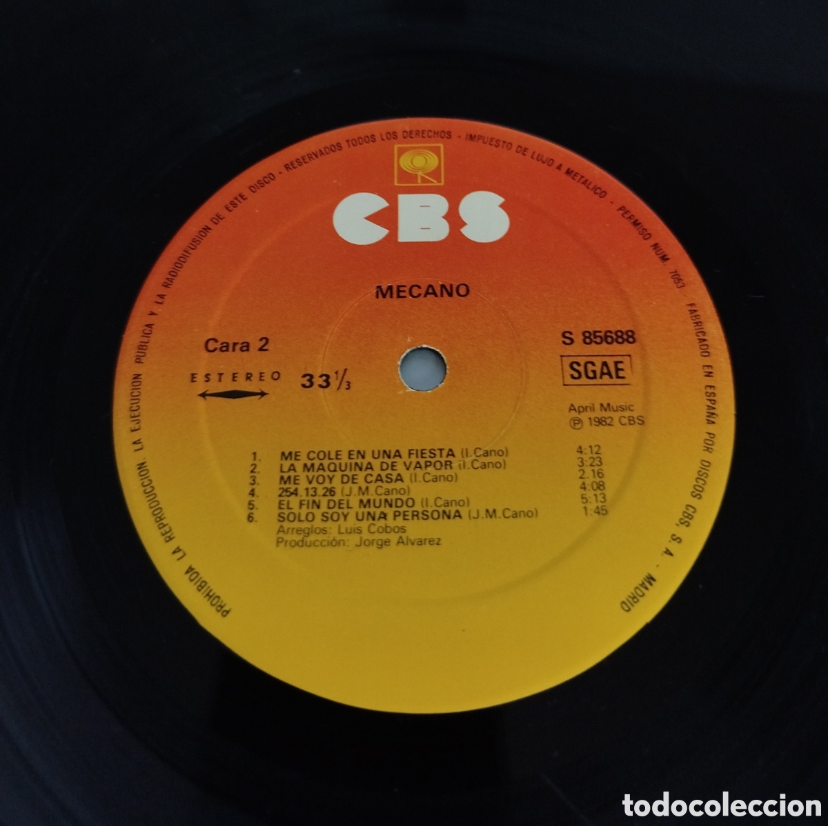 Discos de vinilo: Mecano - Mecano. CBS - Foto 3