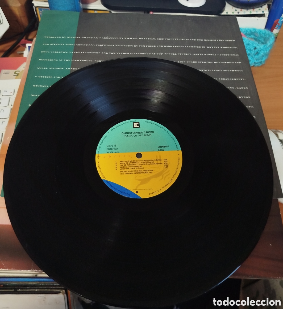 Discos de vinilo: Christopher Cross - Back of my mind - Foto 3