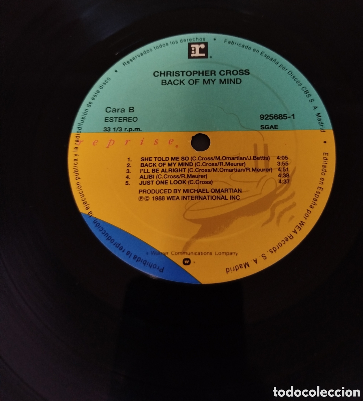 Discos de vinilo: Christopher Cross - Back of my mind - Foto 4