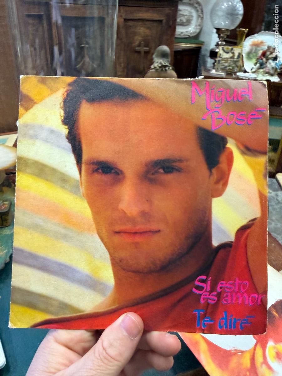 Discos de vinilo: SINGLE MIGUEL BOSE - SI ESTO ES AMOR - TE DIRE