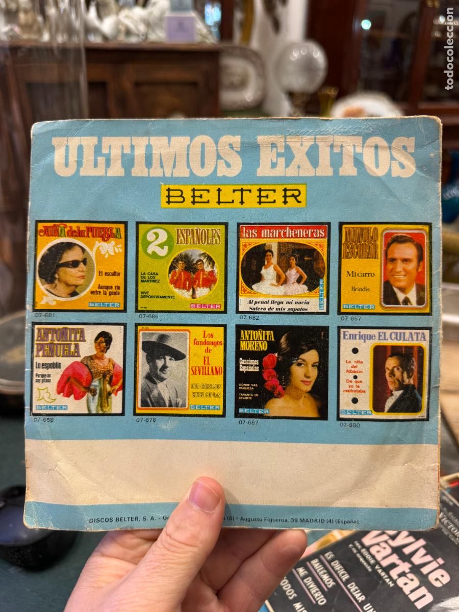 Discos de vinilo: SINGLE DOLORES VARGAS LA TERREMOTO - Foto 2