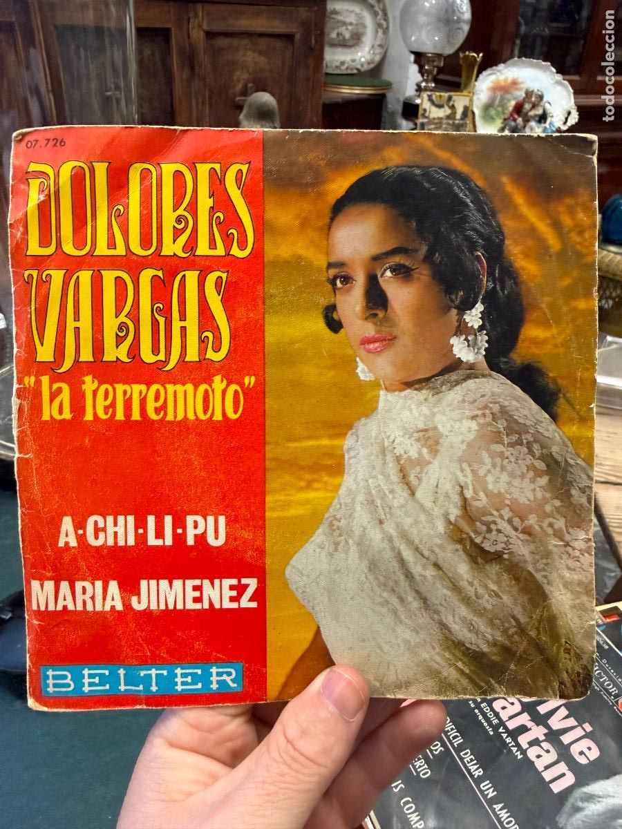 Discos de vinilo: SINGLE DOLORES VARGAS LA TERREMOTO
