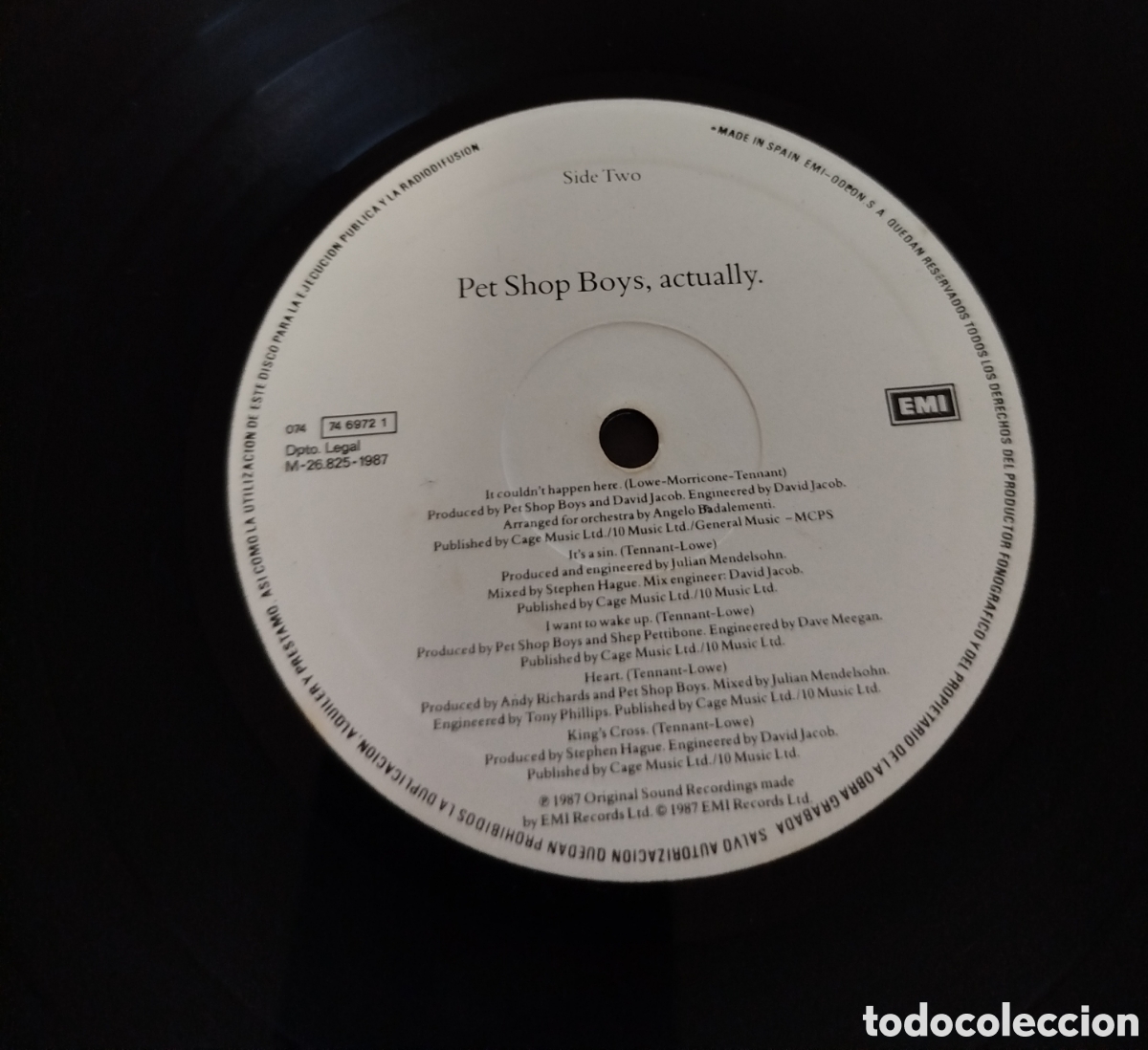 Discos de vinilo: Pet Shop Boys - Actually - Foto 3