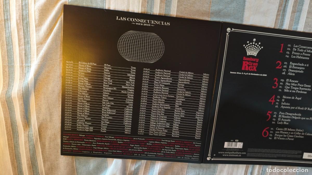 Discos de vinilo: Bunbury Gran Rex Boxset 3LP+2CD+DVD. N&uacute;m: 0042 - Foto 2